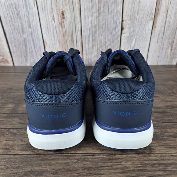 Vionic Landon Pro Vio Grip Mesh Navy Walking Shoes Mens 10 (VGC) - Picture 4 of 9